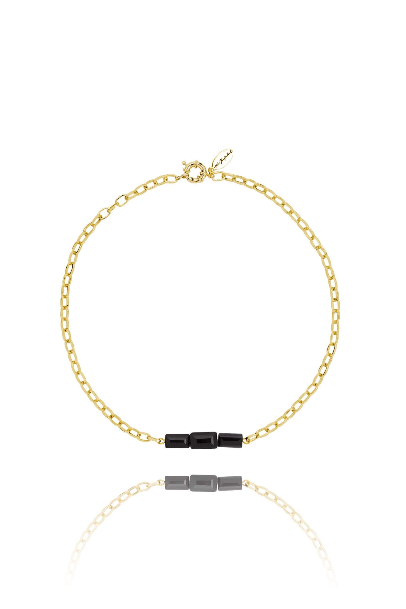 Young - Necklace-Three Stones
