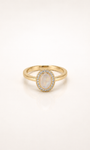 GULLHRINGUR – 14 KT – DEMANTUR - OPAL