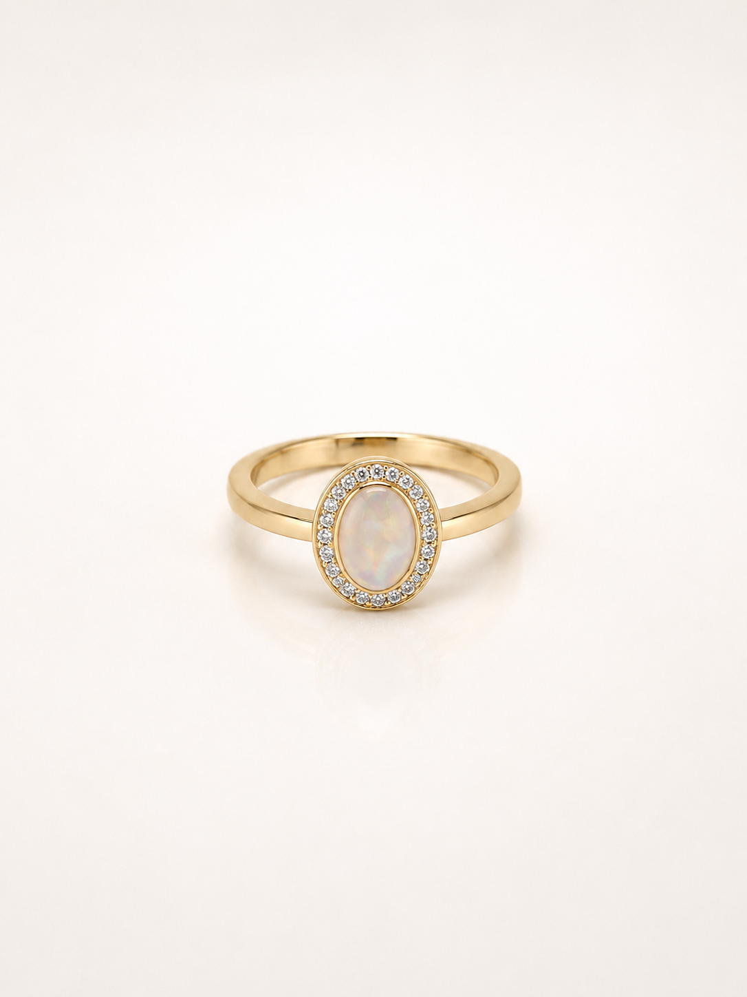 GULLHRINGUR – 14 KT – DEMANTUR - OPAL