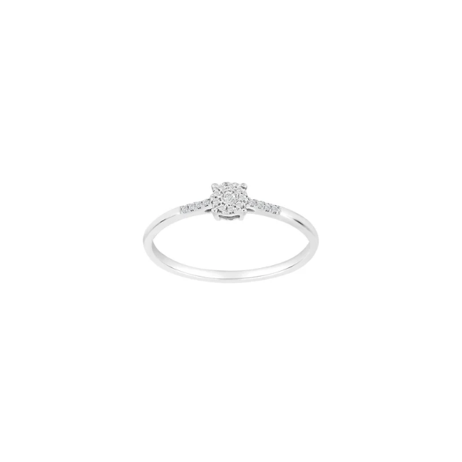 GULLHRINGUR – 14 KT – DEM 0,06 ct