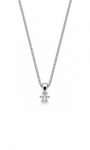 GULLHÁLSMEN – 14 KT – DEM 0,15 ct