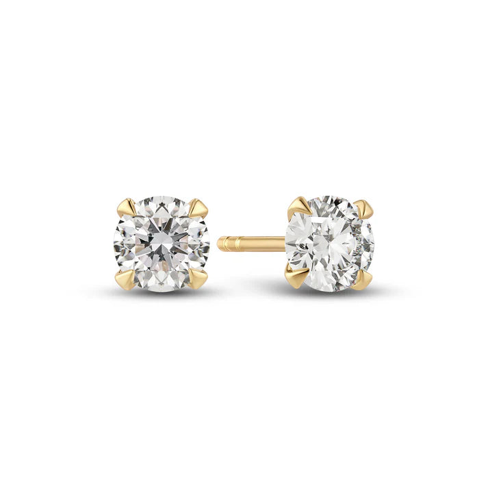 Sif Jakobs – Eyrnalokkar Solitaire Venice – 14 kt gull – Lab grown demantar