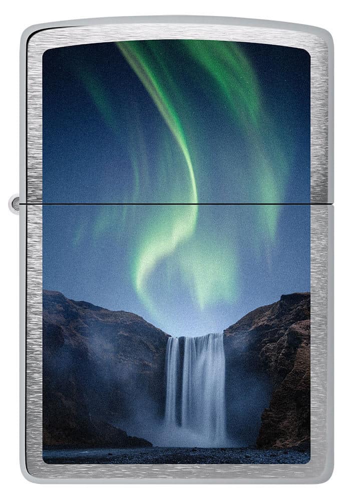ZIPPO – Norðurljós og foss