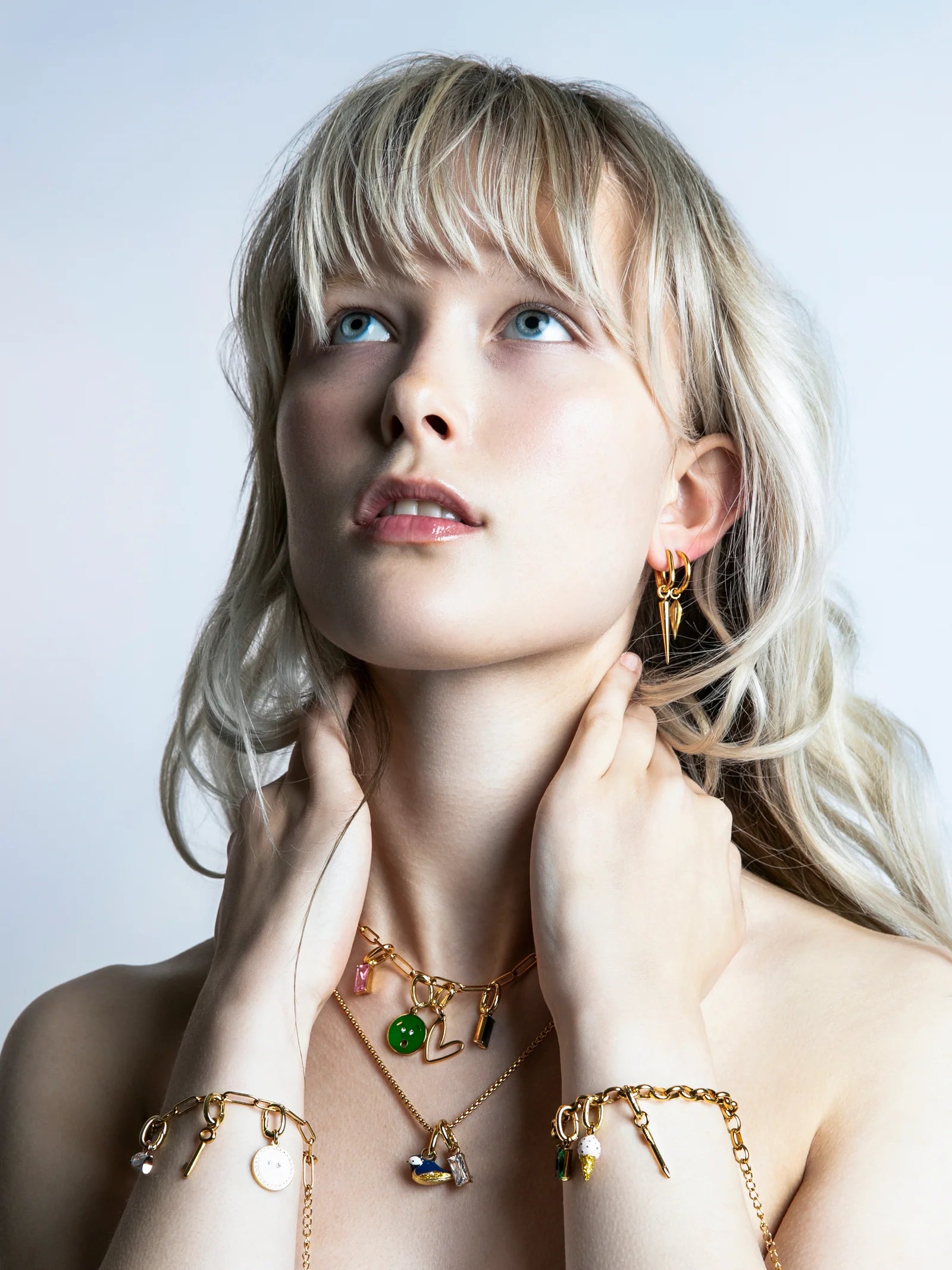 Huh Sparkle (18K gyllt stál - viðhengi)