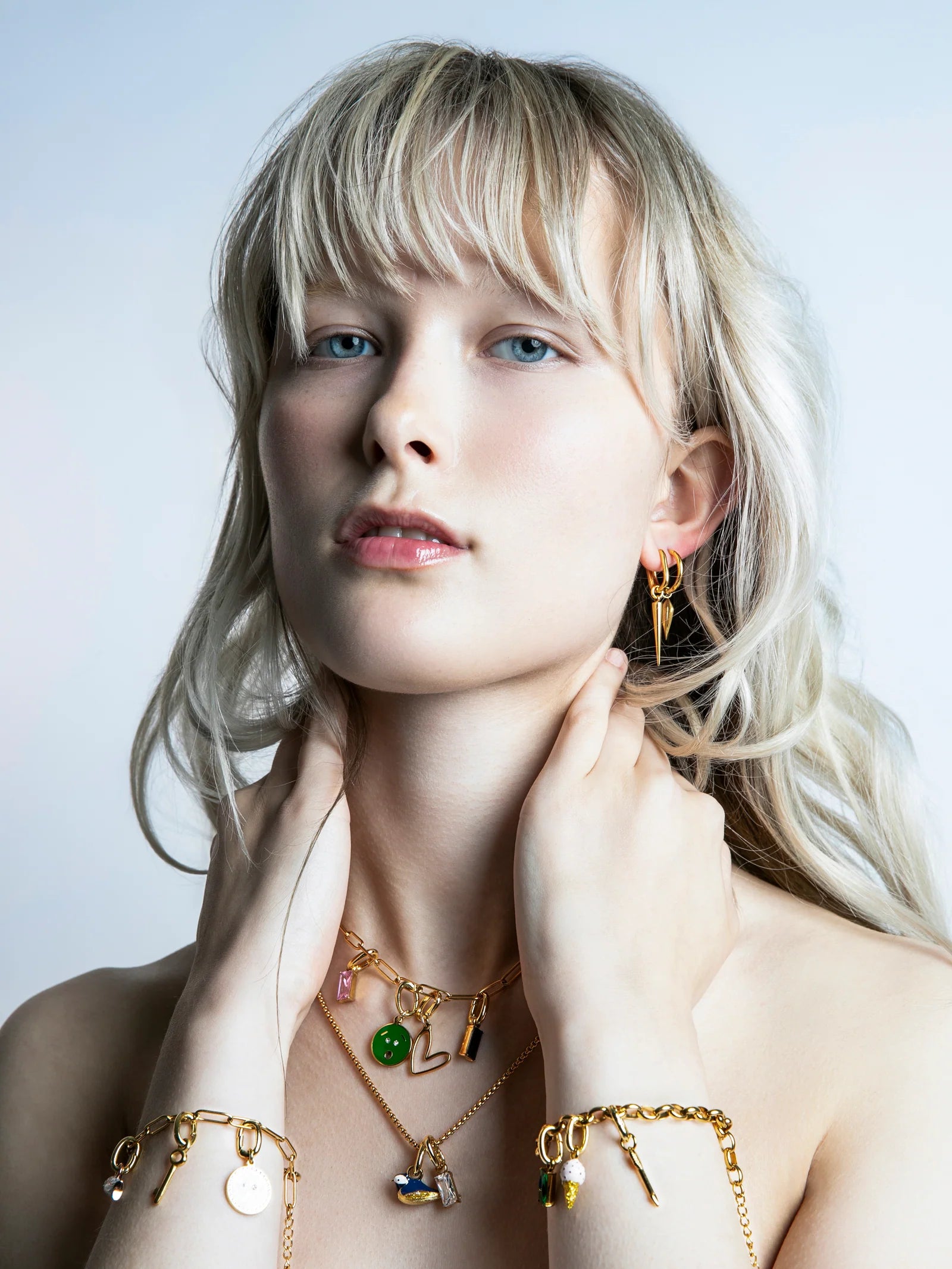Huh Sparkle (18K gyllt stál - viðhengi)