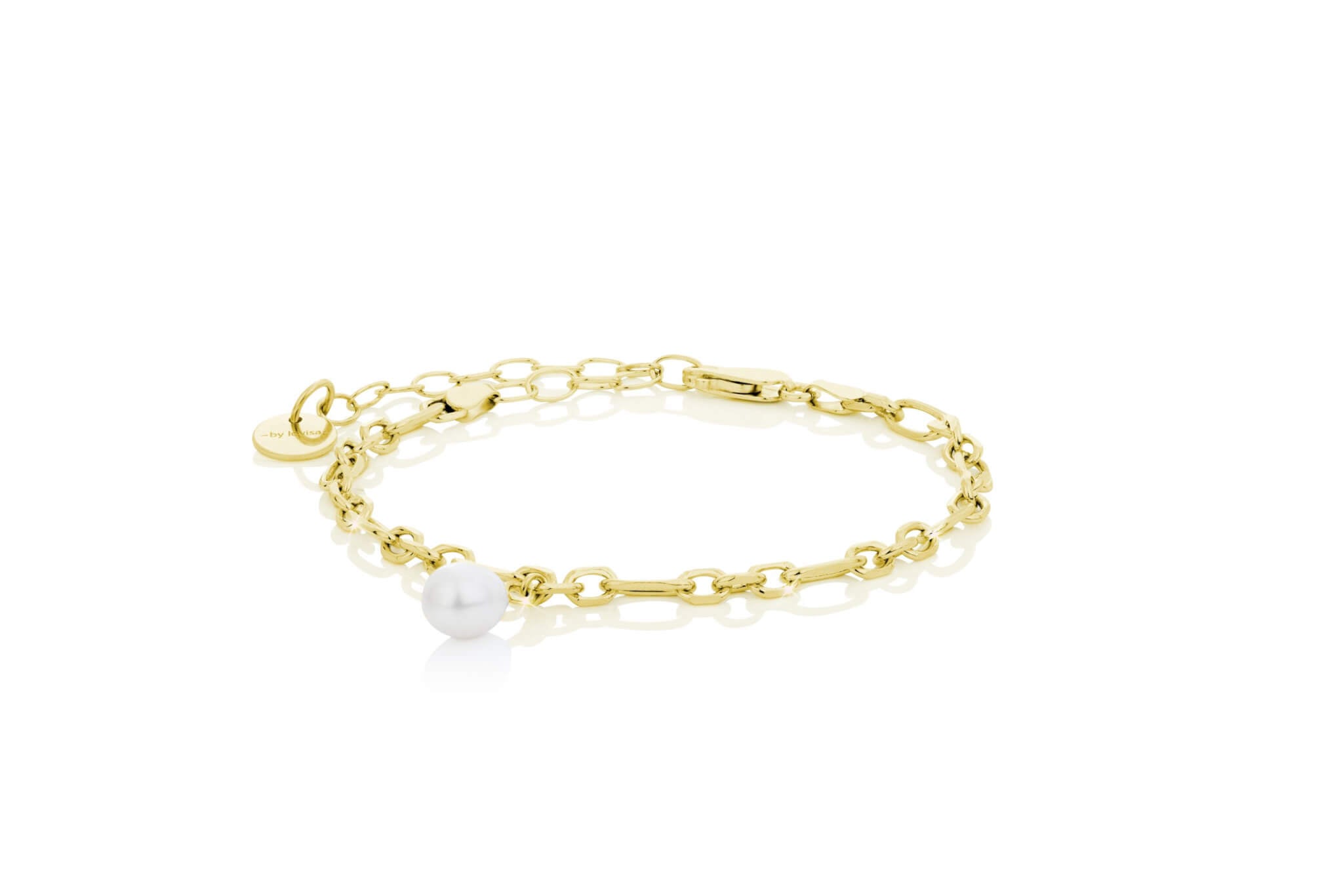BYLOVISA – HAF – GRÓFT ARMBAND 1 PERLA