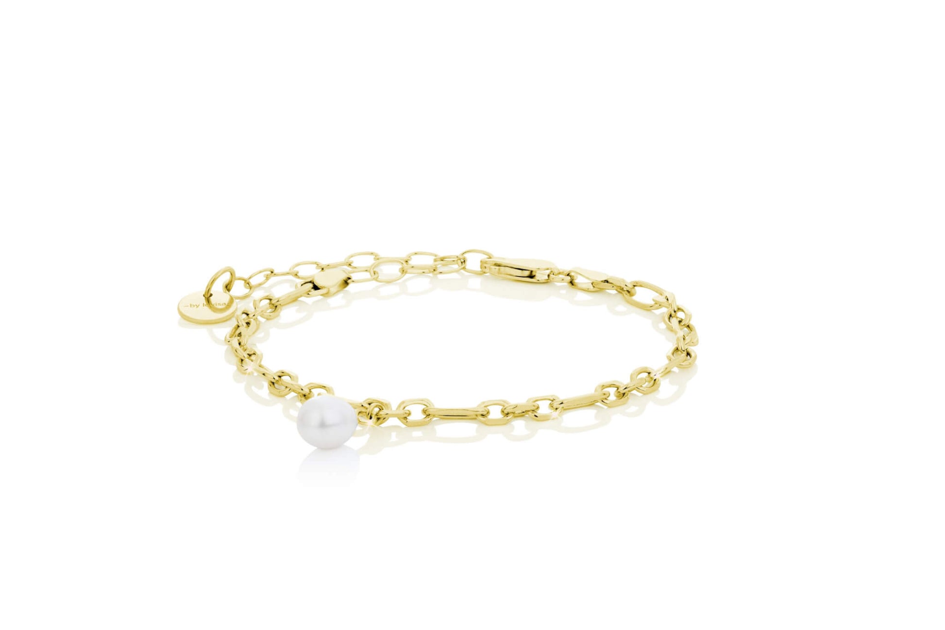 BYLOVISA – HAF – GRÓFT ARMBAND 1 PERLA