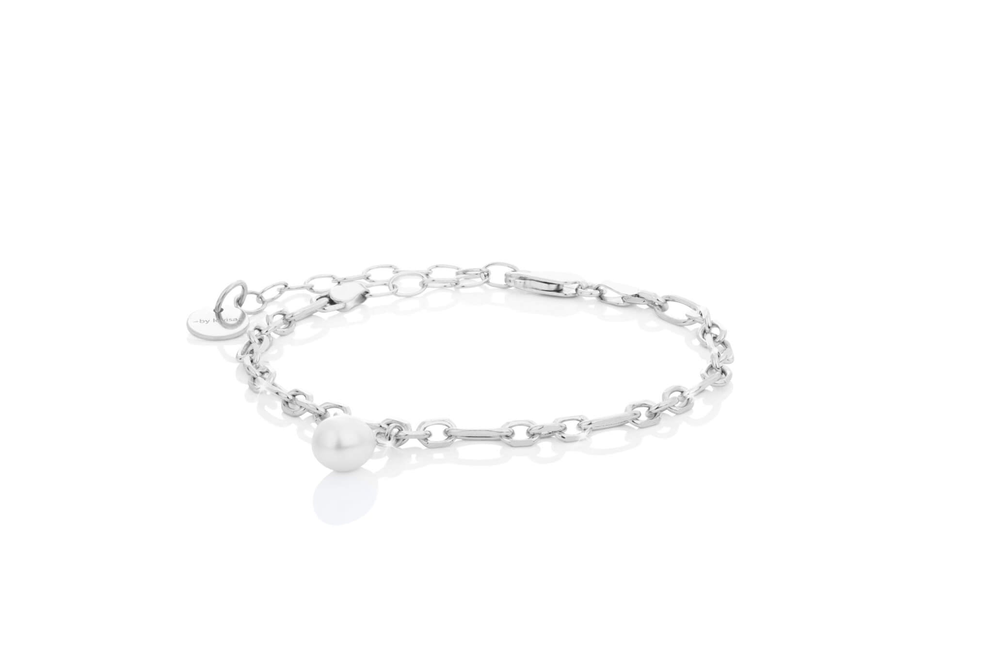 BYLOVISA – HAF – GRÓFT ARMBAND 1 PERLA