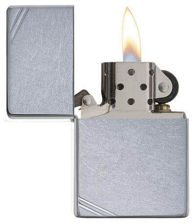 Zippo - Vintage með skástrikum 