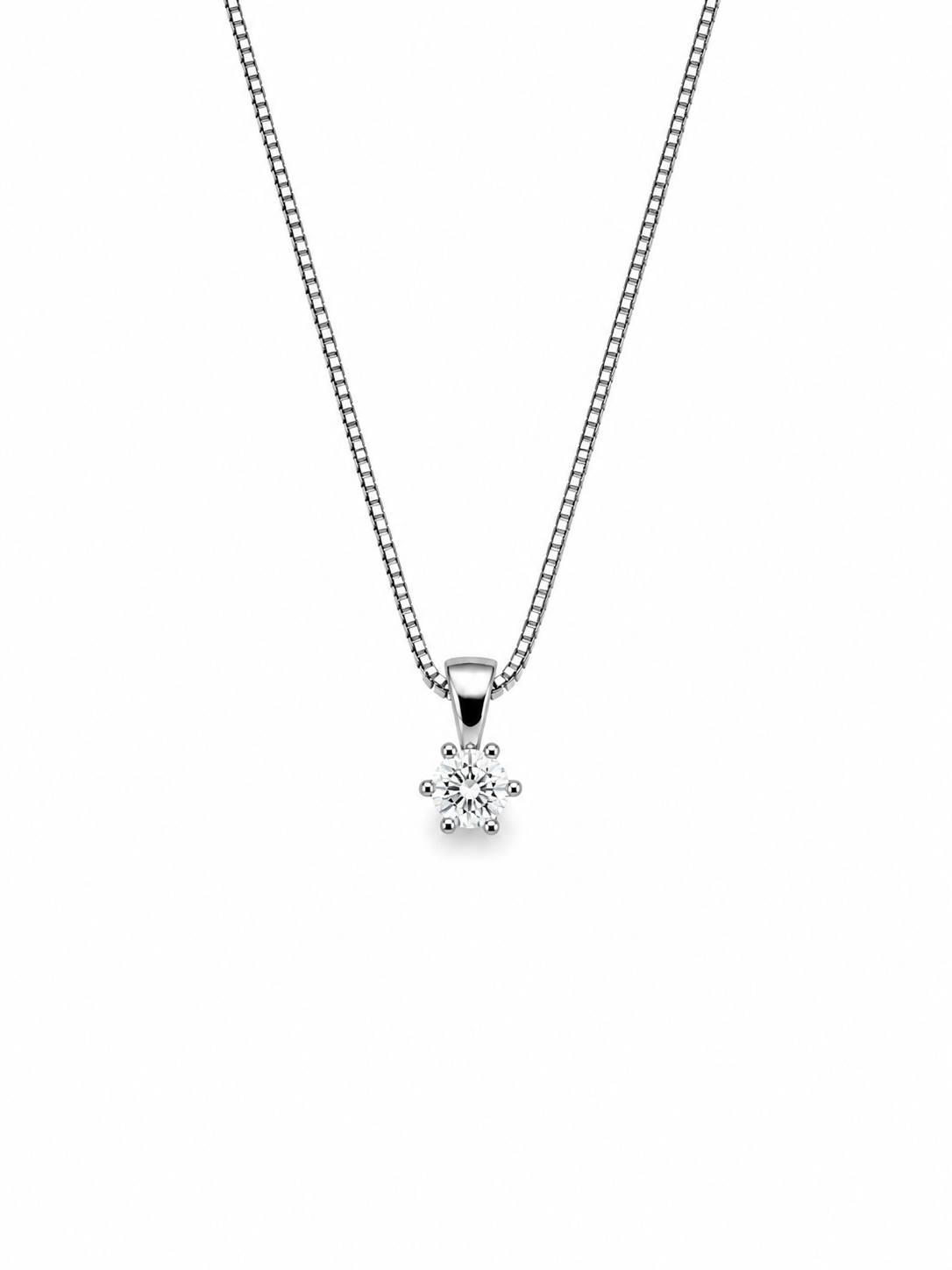 GULLHÁLSMEN – 14 KT – DEM 0,20 ct