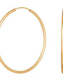 Silfur eyrnalokkar Hoops 