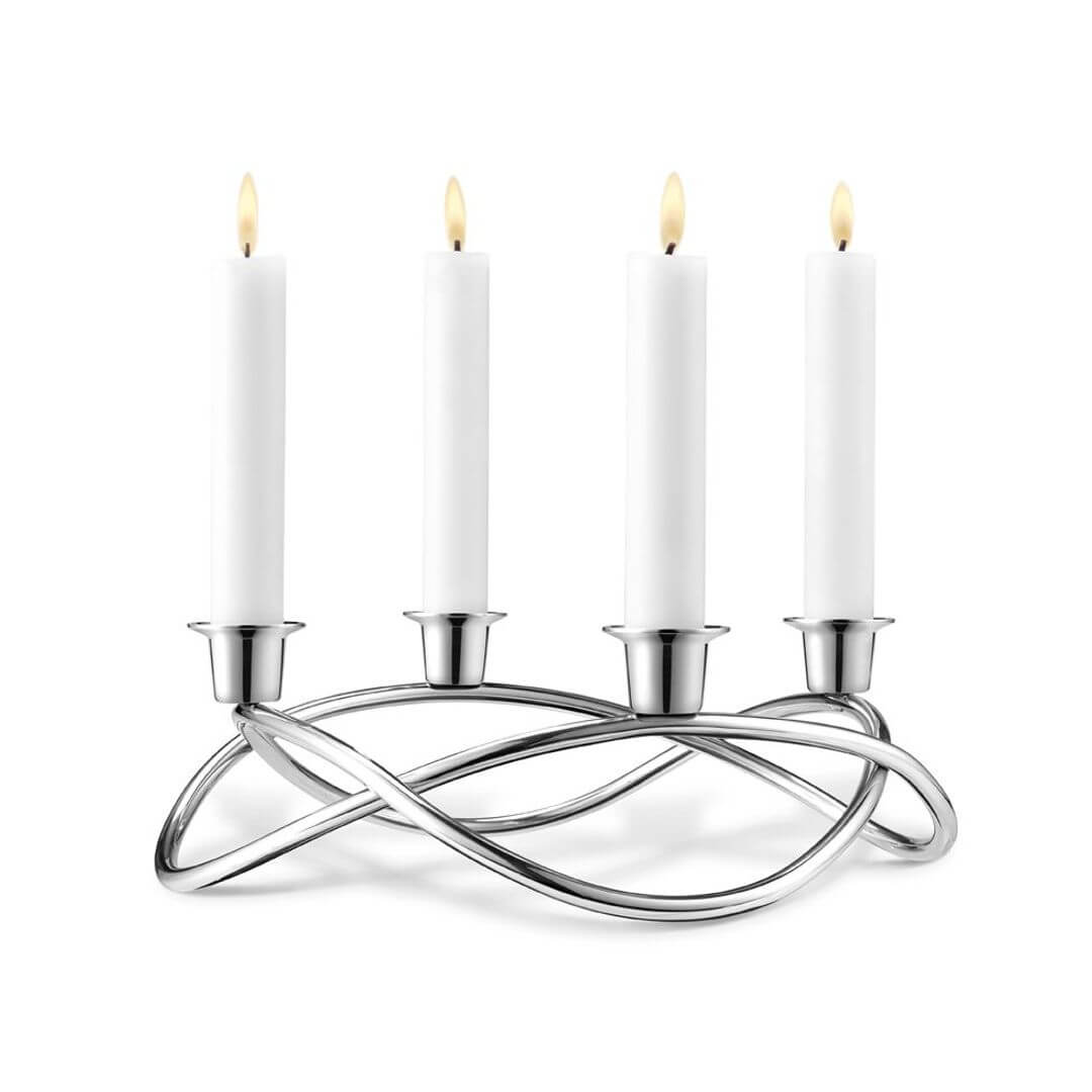 Georg Jensen Aðventukertastjaki háglans 