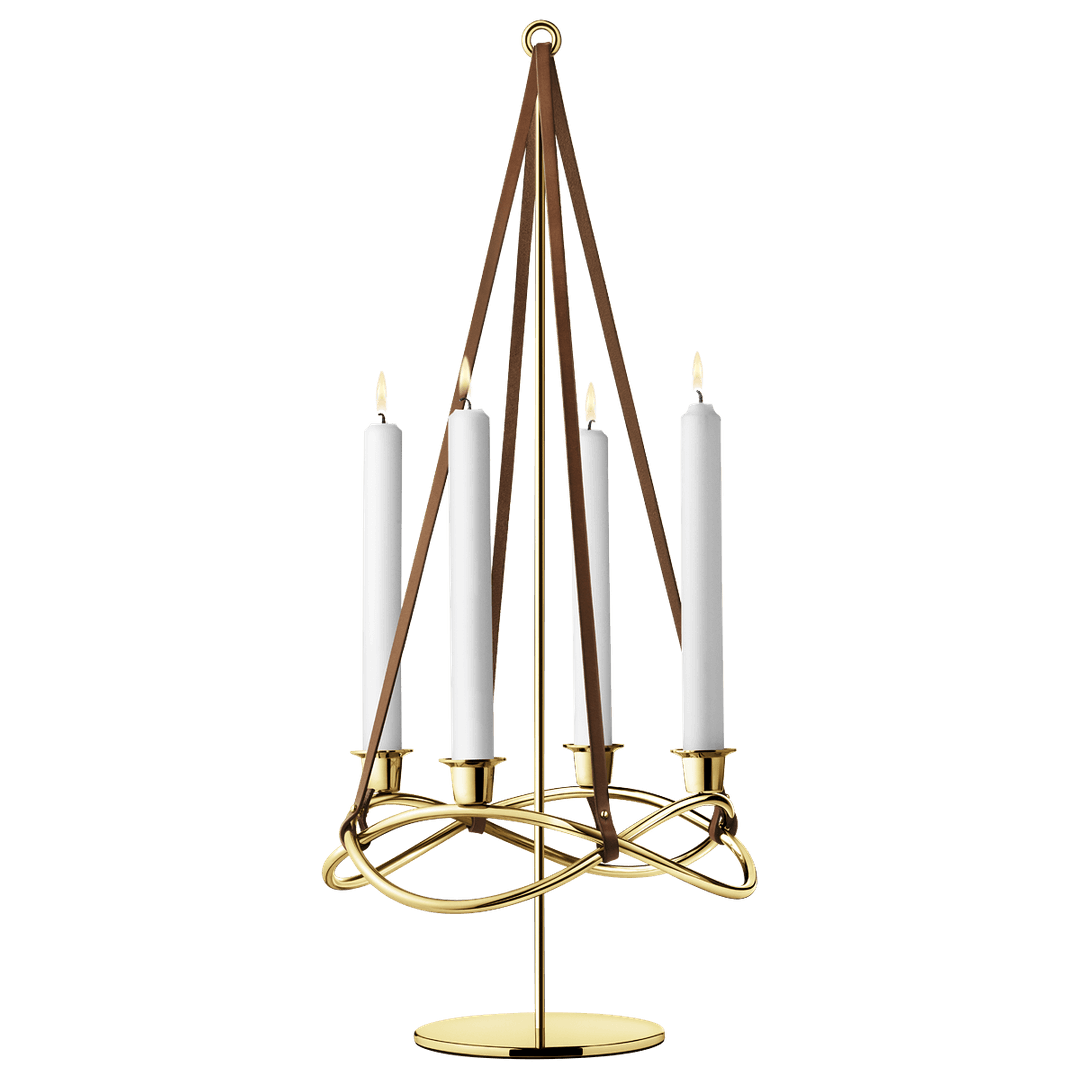 Georg Jensen Upphengi f/Season kertastjaka gull