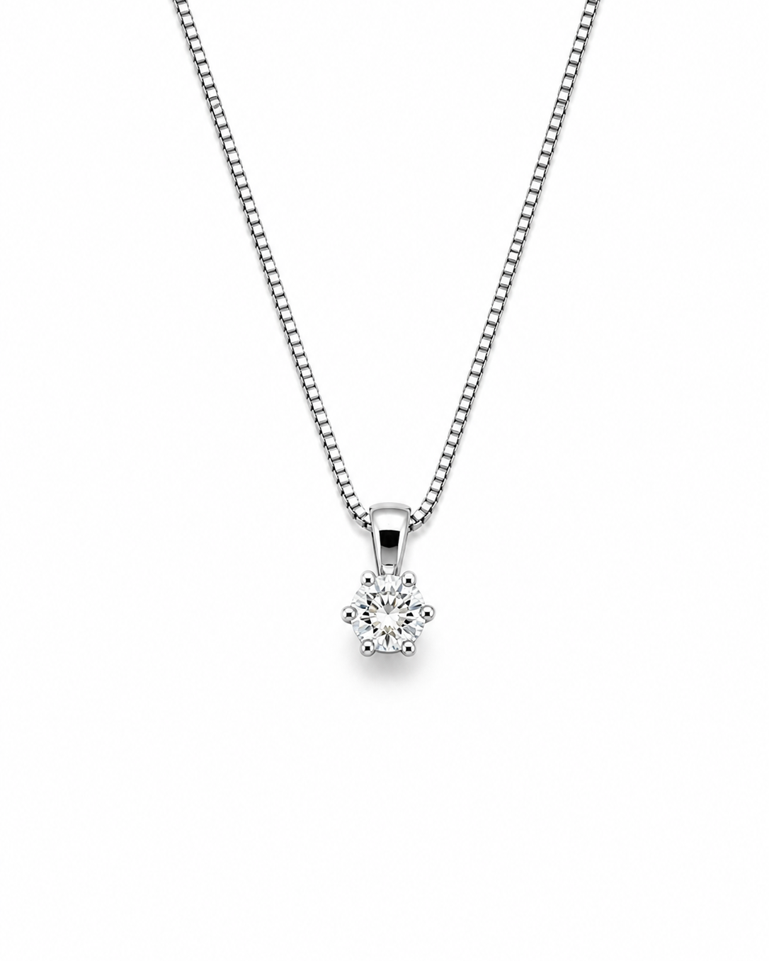GULLHÁLSMEN – 14 KT – DEM 0,30 ct