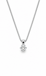 GULLHÁLSMEN – 14 KT – DEM 0,30 ct