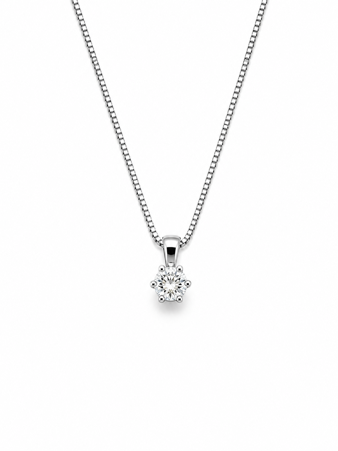 GULLHÁLSMEN – 14 KT – DEM 0,30 ct