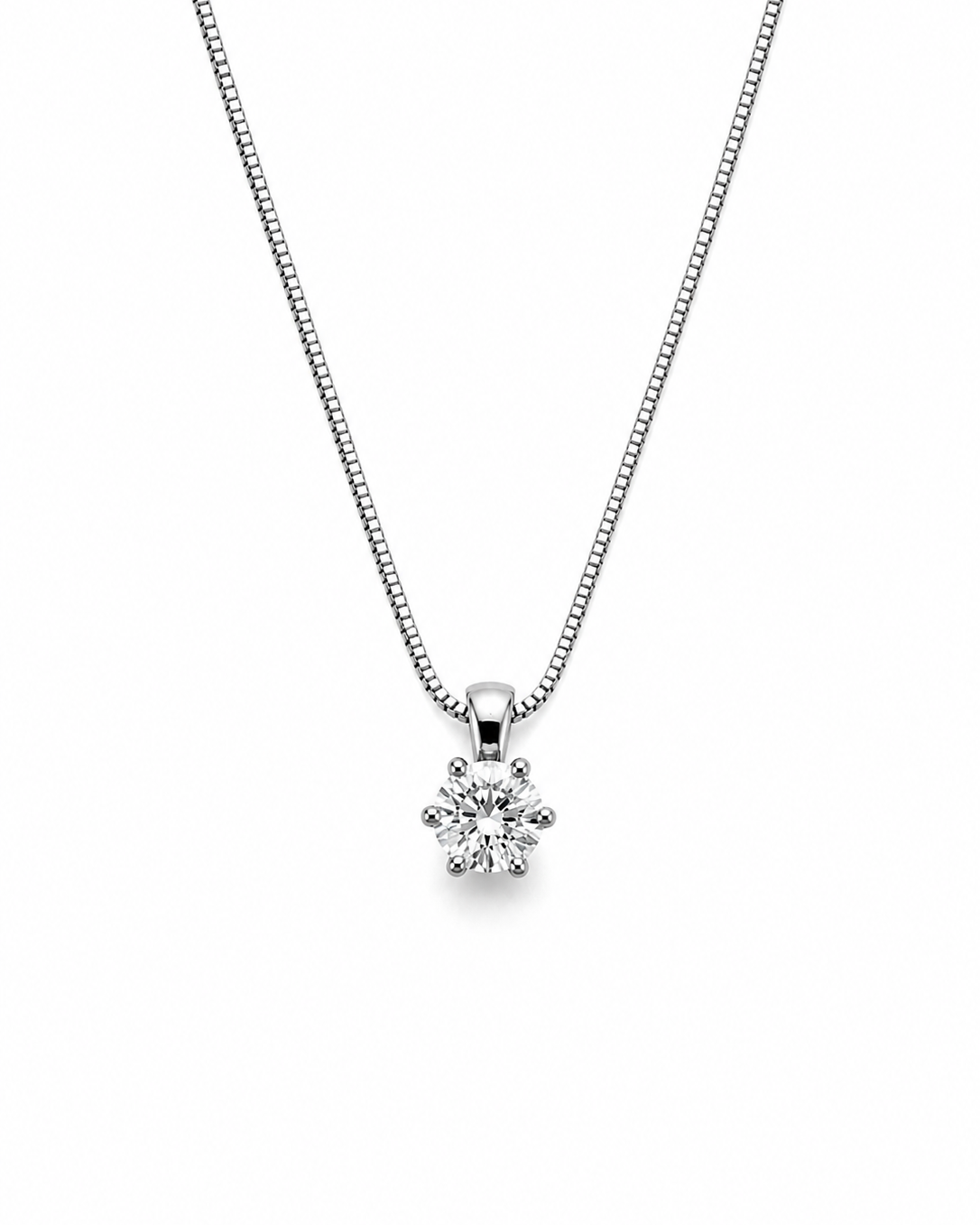GULLHÁLSMEN – 14 KT – DEM 0,40 ct