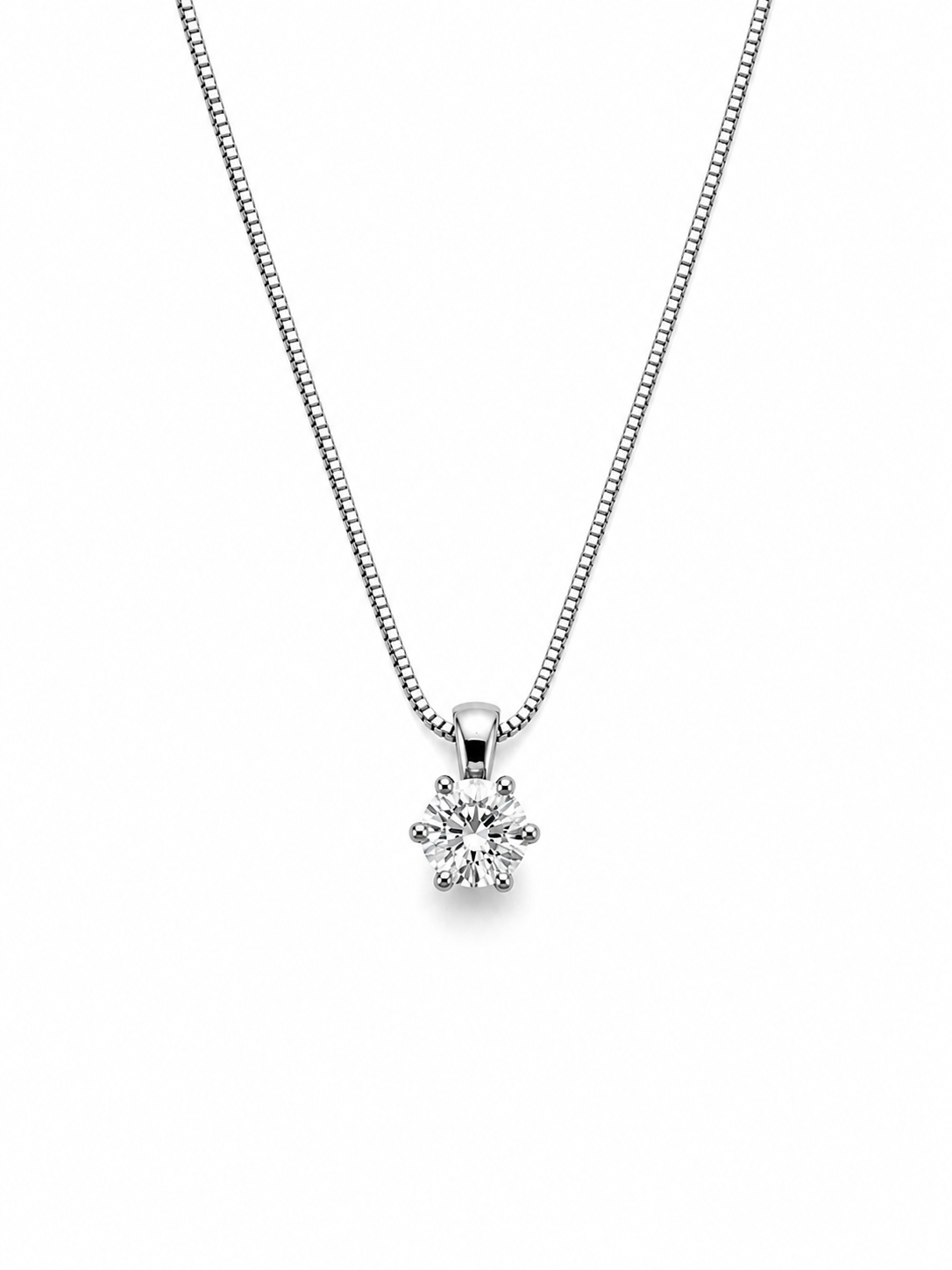 GULLHÁLSMEN – 14 KT – DEM 0,40 ct