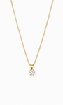 GULLHÁLSMEN – 14 KT – DEM 0,20 ct