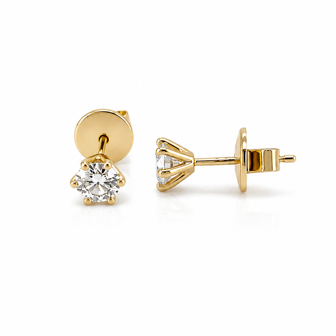 GULLEYRNALOKKAR  – 14 KT – DEM 0,5 ct