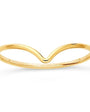 Rio hringur - 14 kt fyllt gull  - Chevron