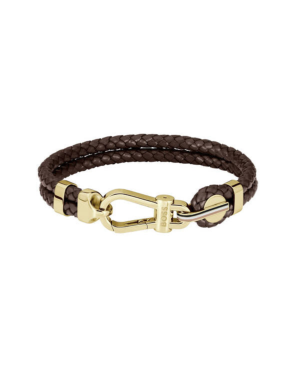 BOSS – LEÐURARMBAND