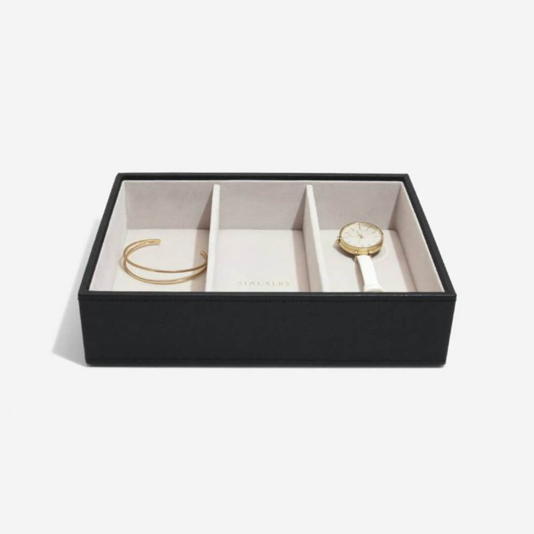 Stackers box svart stór hólf 