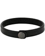 SVART LEÐURARMBAND