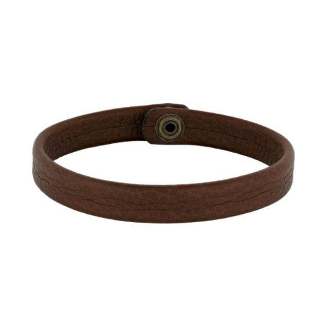 BRÚNT LEÐURARMBAND