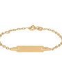 9 kt GULL – ARMBAND – ÁLETRUN