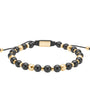 Armband – agat – stál – 6mm