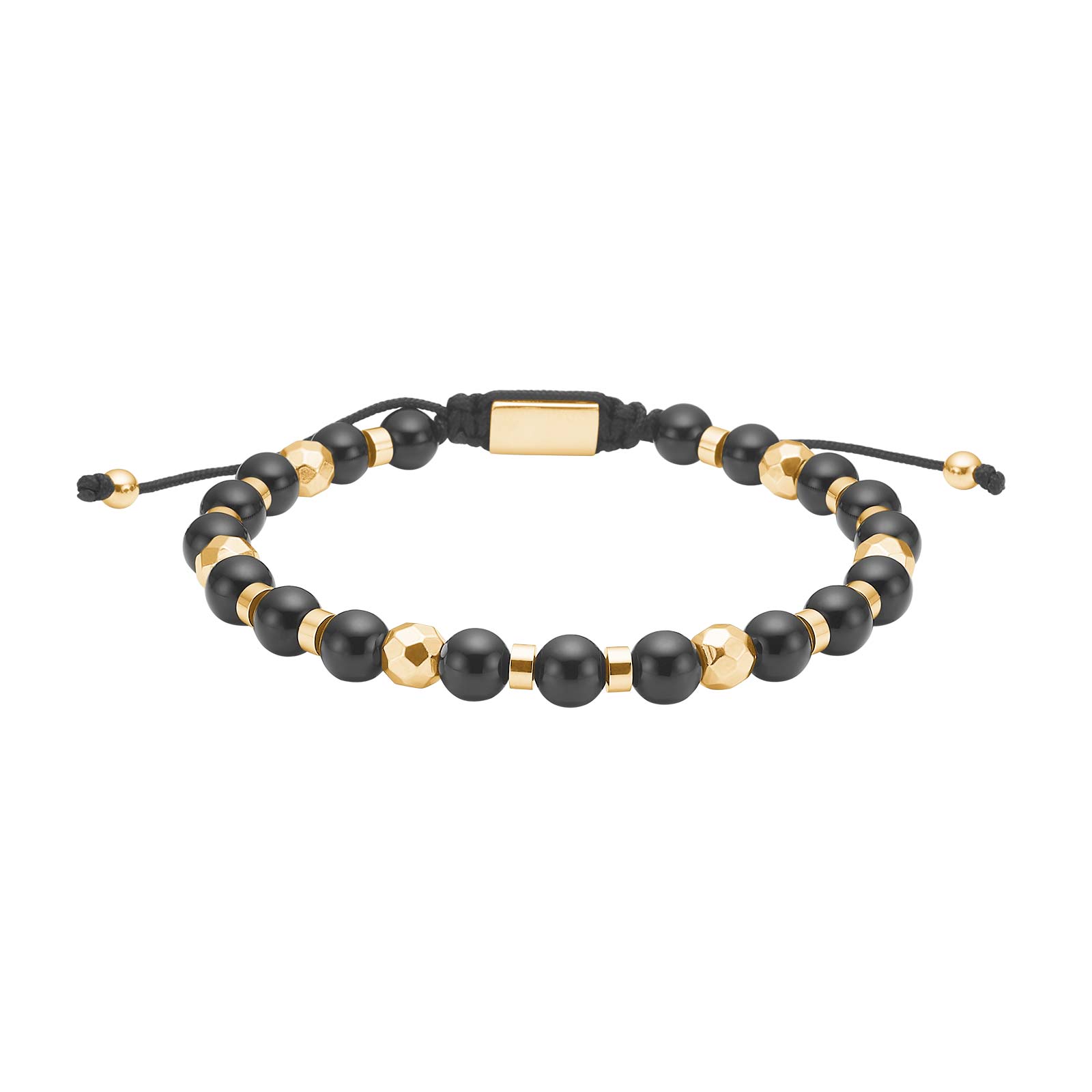 Armband – agat – stál – 6mm
