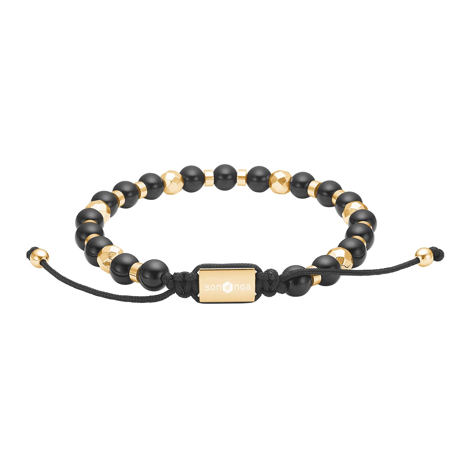 Armband – agat – stál – 6mm