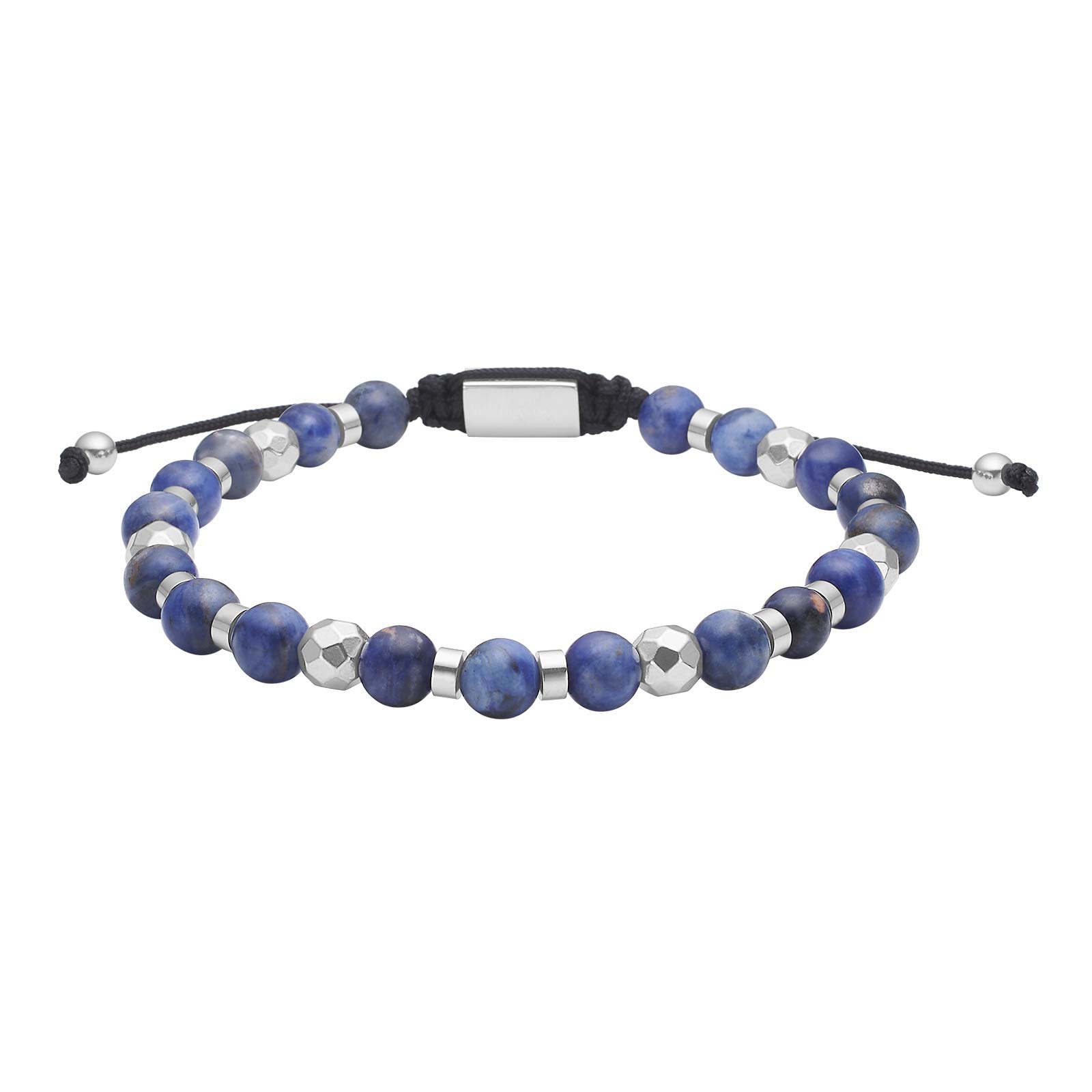 Armband – sodalít – stál – 6mm