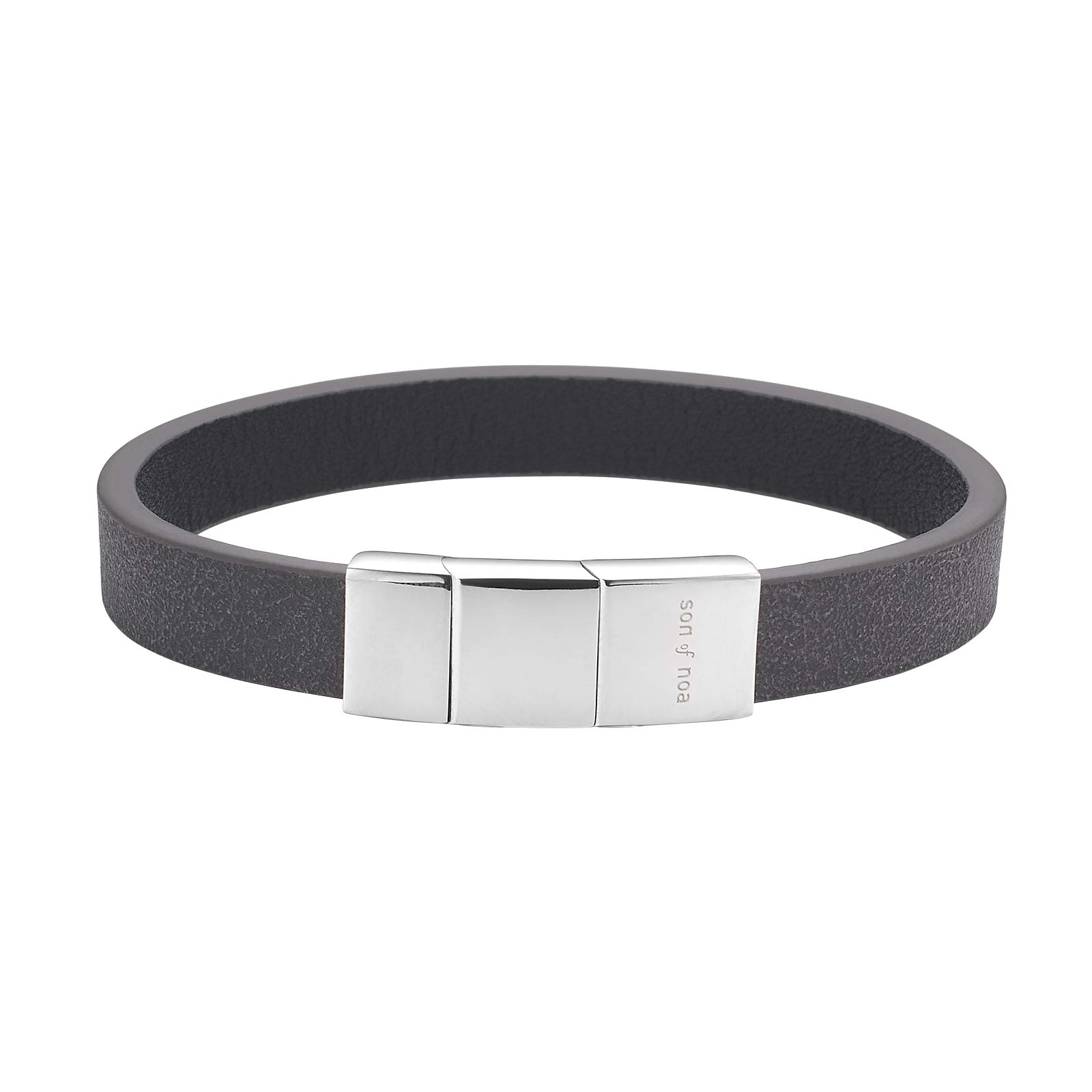 SVART LEÐURARMBAND