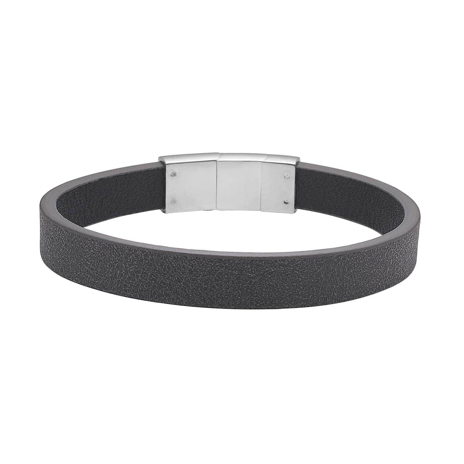 SVART LEÐURARMBAND