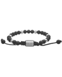 Armband – agat – stál – 6mm