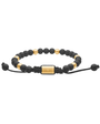 Armband – agat – stál – 6mm