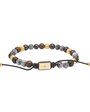 Armband – kortsteinn/ilmenít bronsítít - 6 mm
