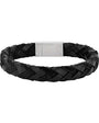 SVART LEÐURARMBAND