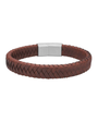 BRÚNT LEÐURARMBAND