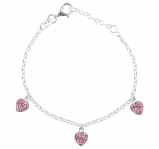 SILFUR – ARMBAND – HJÖRTU