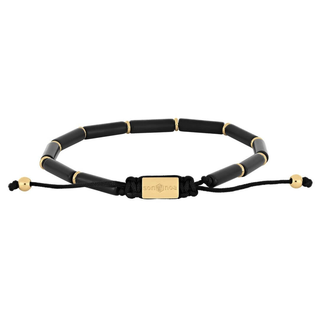 Ónyxkúlu armband 