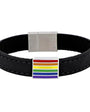 Svarta leðurband LGBT