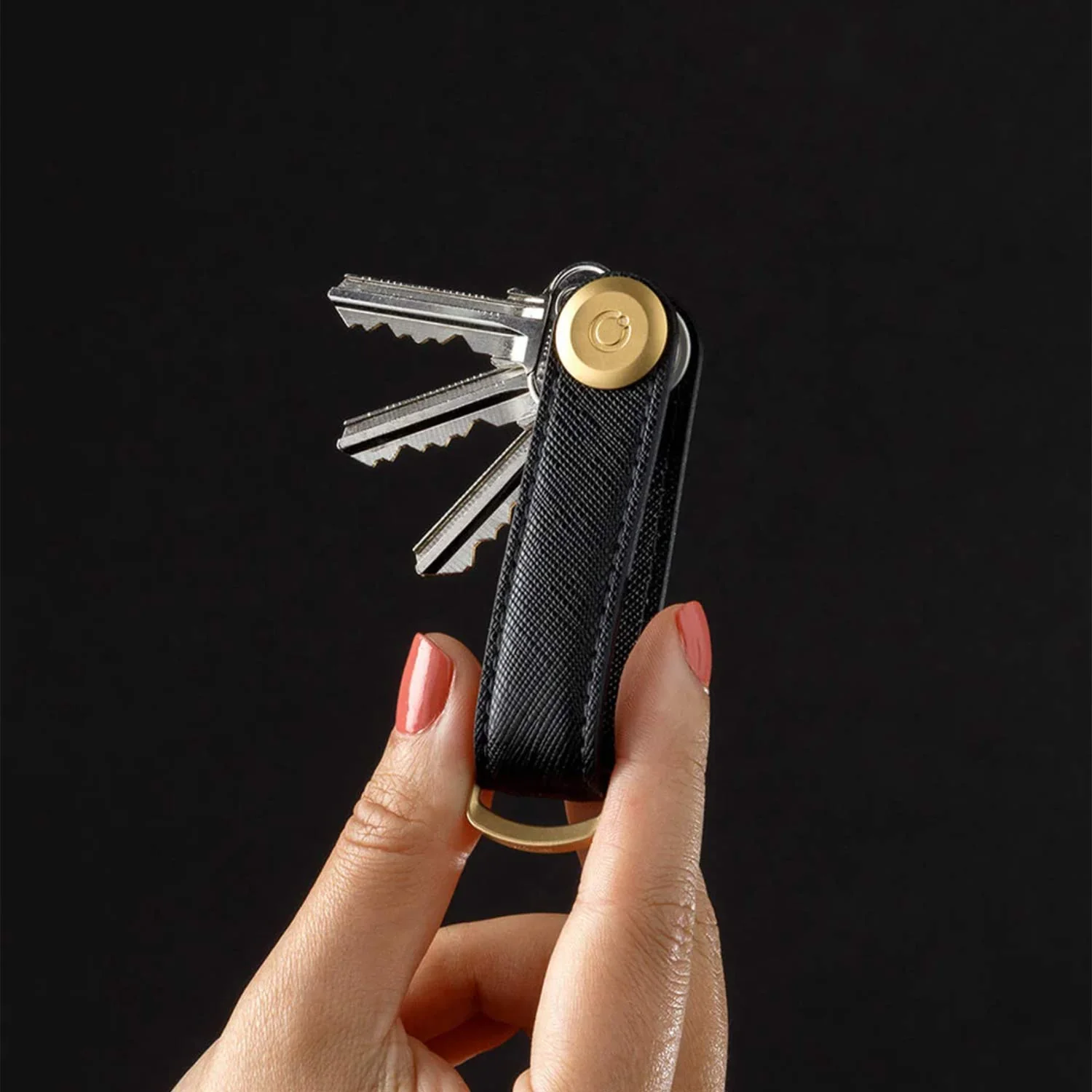 Orbitkey – Lyklakippa – Saffiano