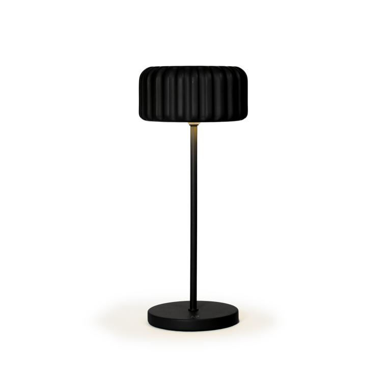 Led borðlampi – Svartur