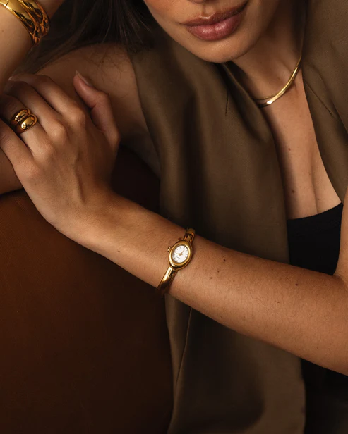 MOCKBERG – BELLE OVAL PETITE BANGLE – DÖMUÚR