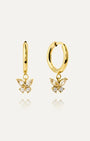 Butterfly Hoop Eyrnalokkar