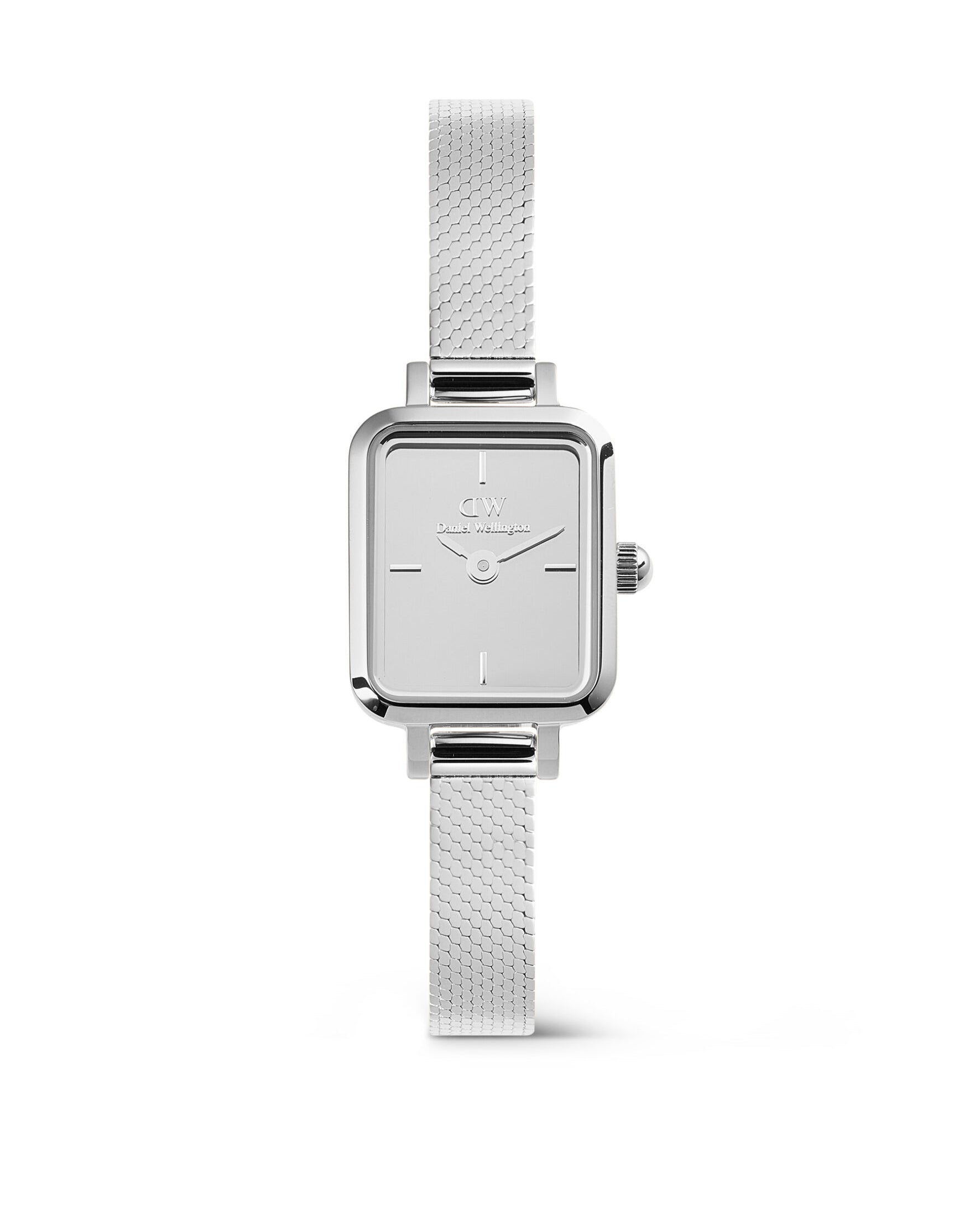 Daniel Wellington - Quadro Mini Mirror - Silver - 15,4x18,2 mm