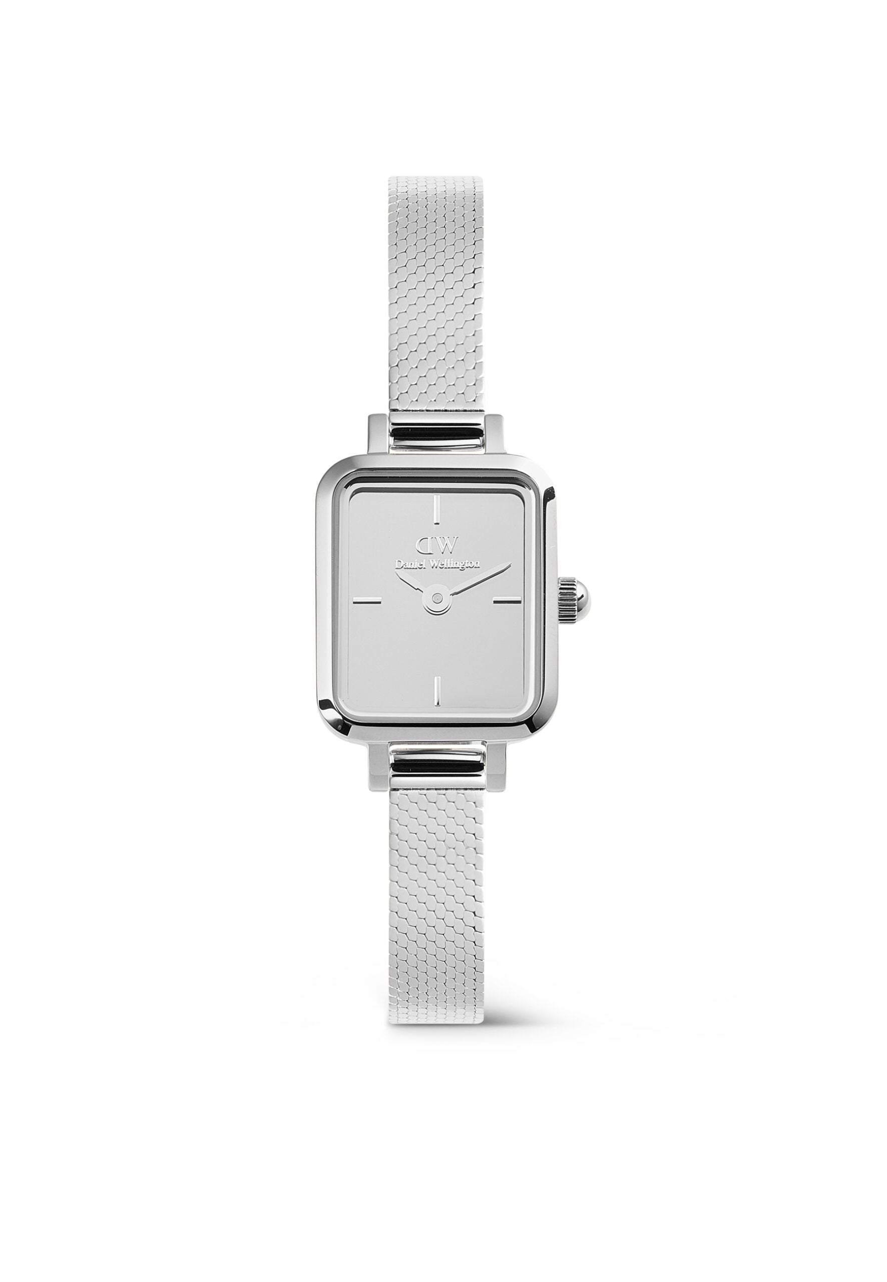 Daniel Wellington - Quadro Mini Mirror - Silver - 15,4x18,2 mm